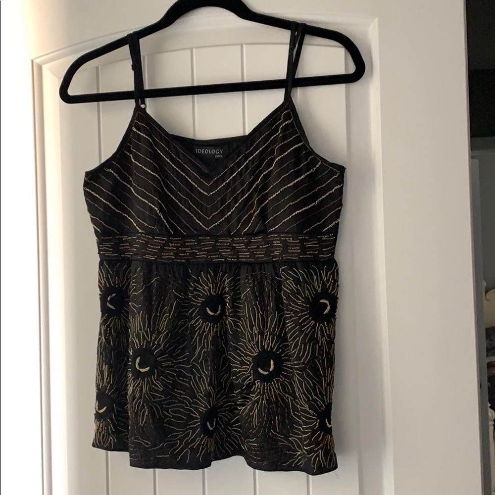 Thin Strap Sleeveless Blouse